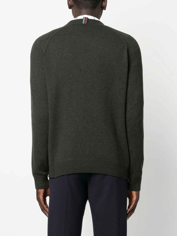 The Best Shops PAUL SMITH: crew necks - crew-neck wool jumper