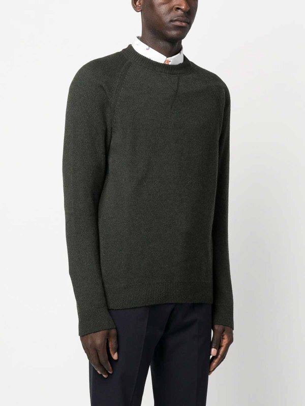 crew-neck wool jumper shop online: PAUL SMITH