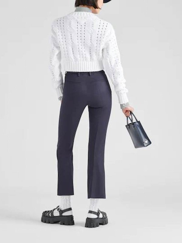 The Best Shops PRADA: casual trousers - gabardine trousers