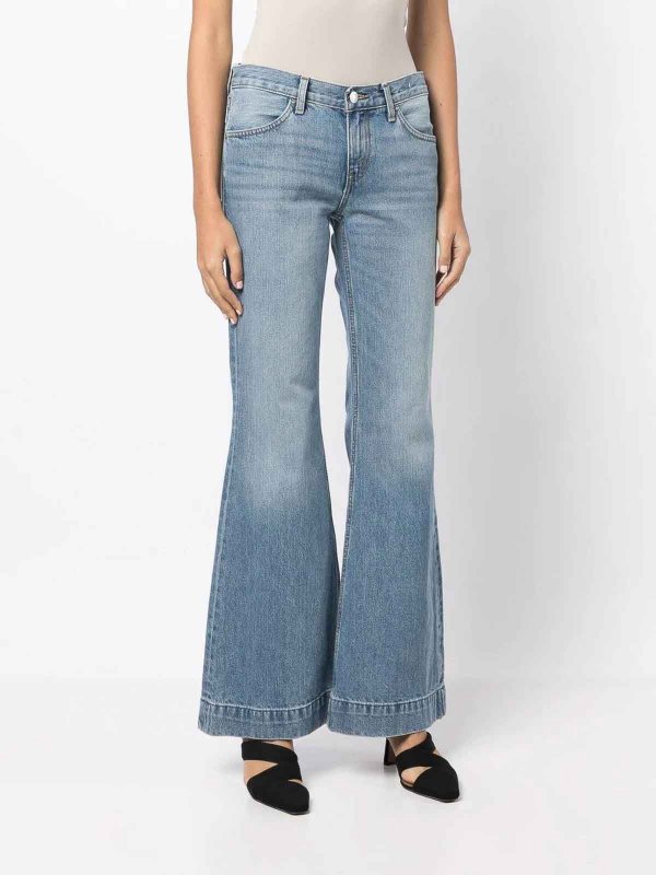 70s low-rise flared jeans shop online: RE/DONE