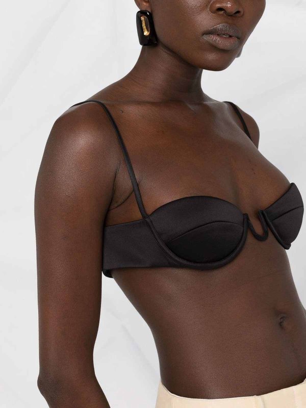 The Best Shops STELLA McCARTNEY: wired satin bra top