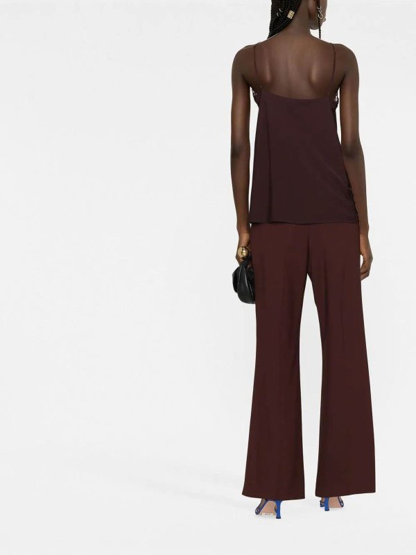 The Best Shops STELLA McCARTNEY: トップス＆タンクトップ - トップ/タンクトップ - ダークレッド