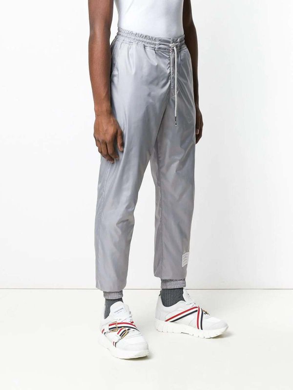 The Best Shops THOM BROWNE: Pantalones deportivos - Pantalones Deportivos - Gris