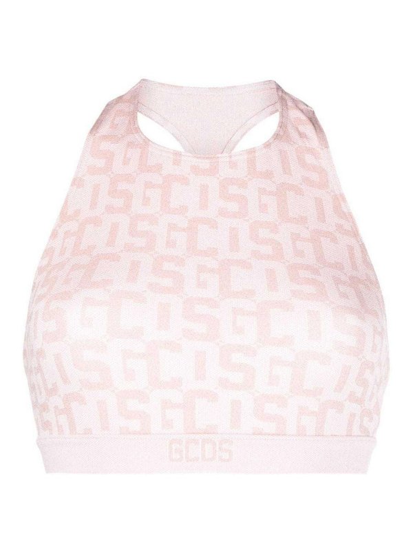 WOLFORD: Tops & Tank tops - basic monogram crop top