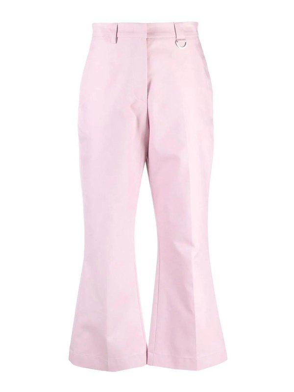 m.s.g.m.: Tailored & Formal trousers - sed-crease cotton tailored trousers