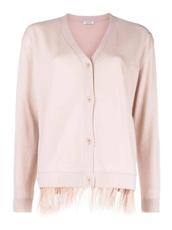 P.A.R.O.S.H.: cardigans - ar fior di pesco