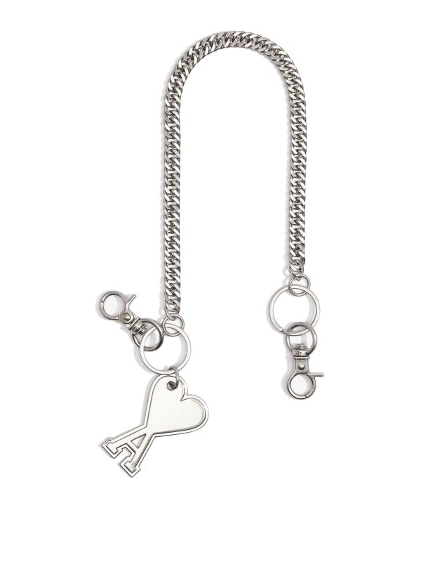 AMI PARIS: キーホルダー - キーホルダー - 銀