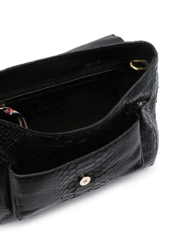 Lulu l python-effect shoulder bag shop online: JÉRÔME DREYFUSS