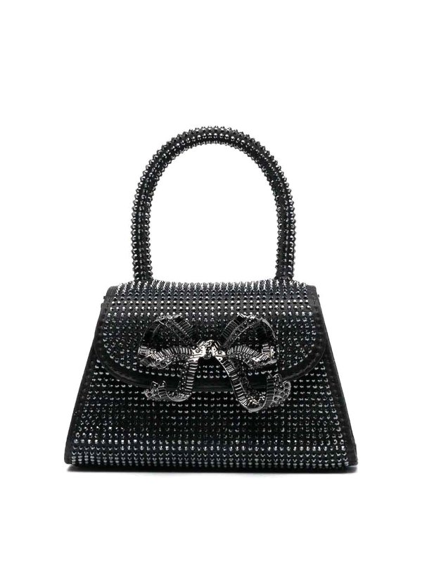 Self Portrait: cross body bags - hotfix rhinestone mini bag