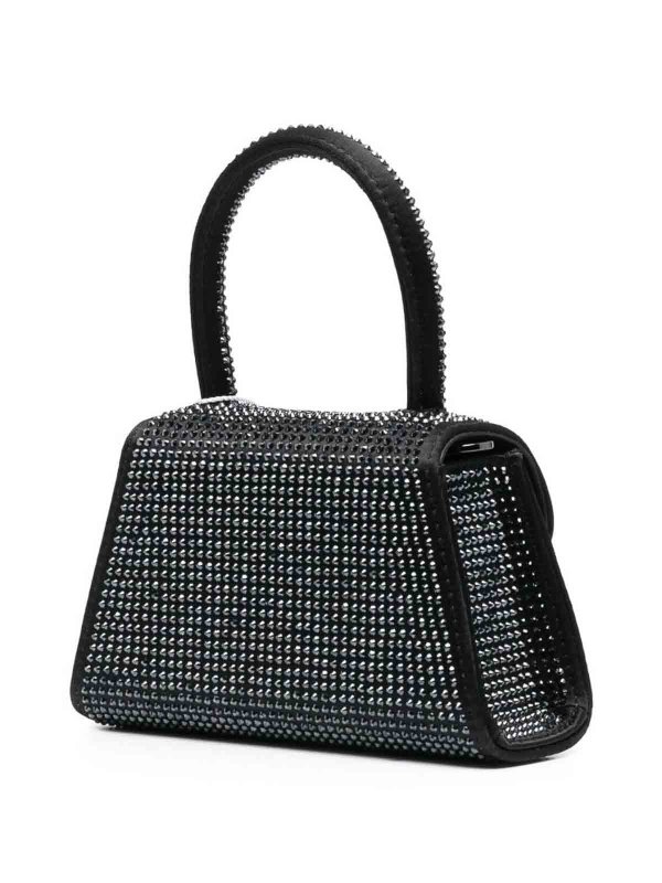 The Best Shops Self Portrait: cross body bags - hotfix rhinestone mini bag