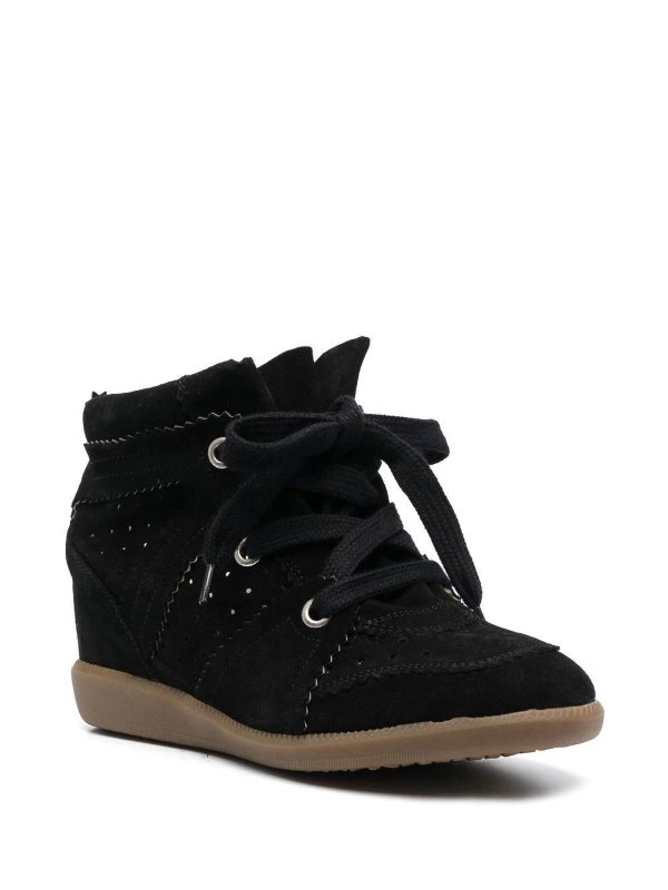 ISABEL MARANT: lace-ups shoes online - Wedge-heel lace-up sneakers