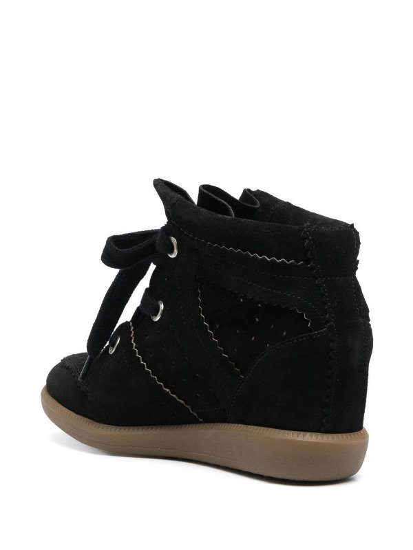 The Best Shops ISABEL MARANT: lace-ups shoes - Wedge-heel lace-up sneakers