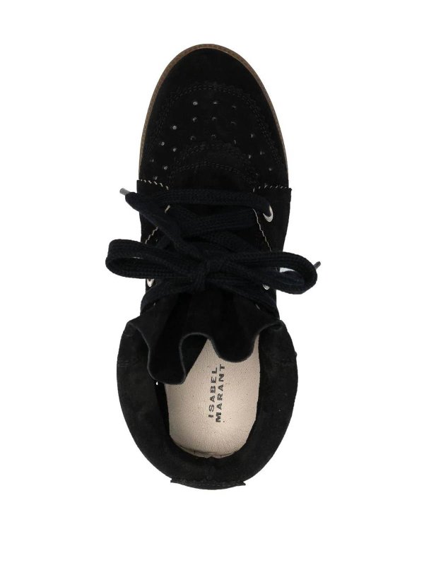 Wedge-heel lace-up sneakers shop online: ISABEL MARANT