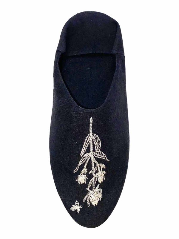 ANTIPAST: Loafers & Slippers online - embroired babouche