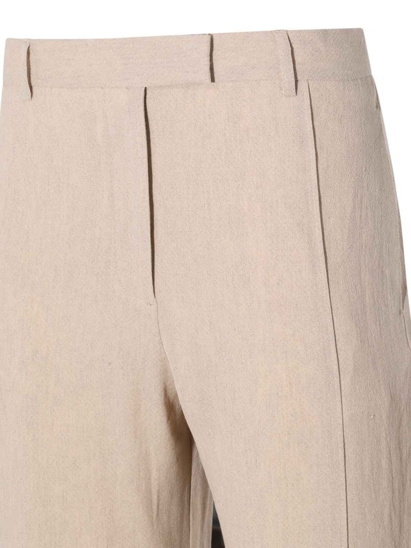 The Best Shops Acne Studios: トラウザーショーツ - ショートパンツ - ベージュ