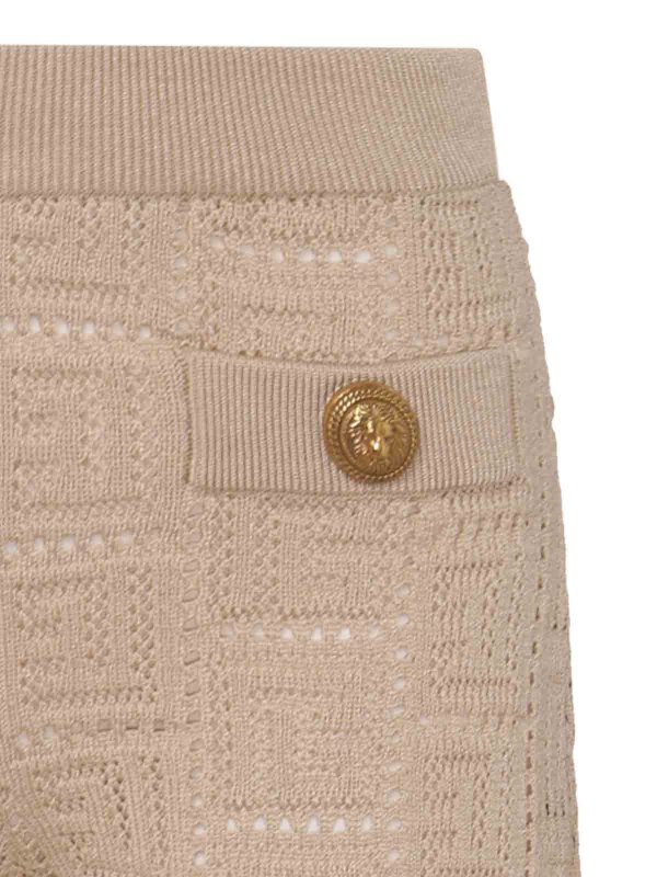 The Best Shops Balmain: トラウザーショーツ - ショートパンツ - ピンク