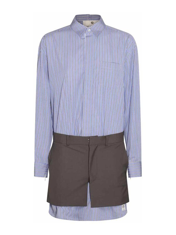 Sacai: Robes courtes - Robe Courte - Bleu