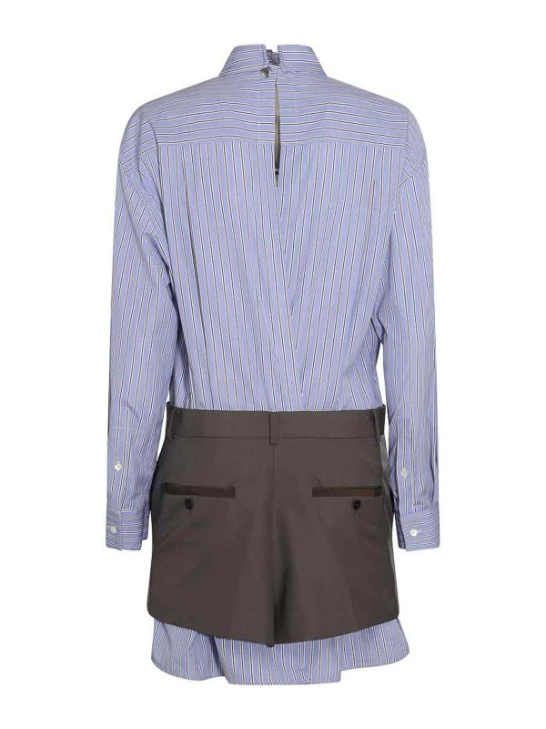 Sacai: Robes courtes online - Robe Courte - Bleu
