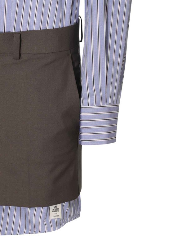 The Best Shops Sacai: Robes courtes - Robe Courte - Bleu