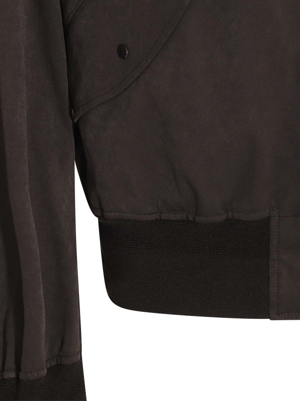 The Best Shops TEN C: bombers - Black nylon bomber jacket