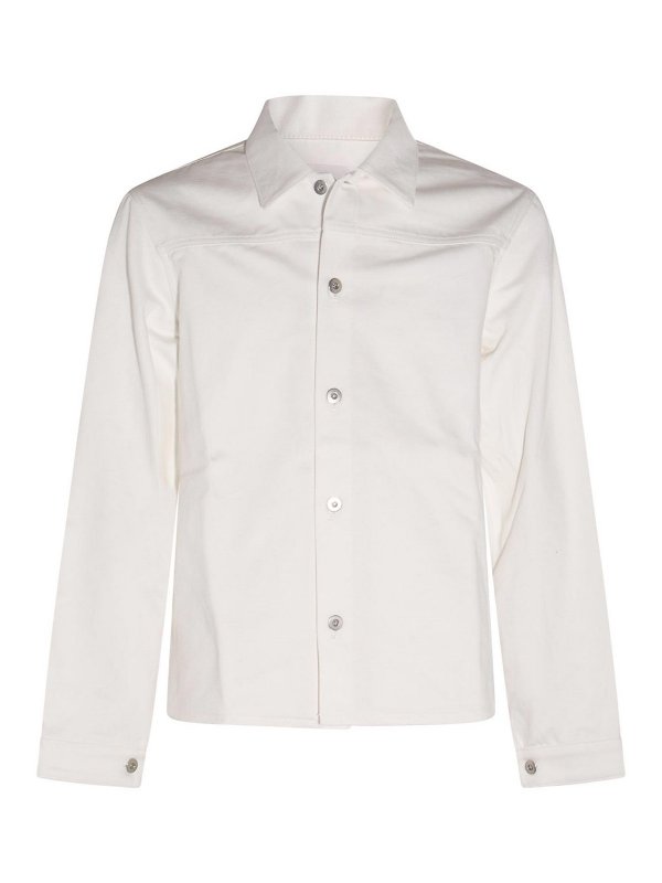 JIL SANDER: デニムジャケット - ブレザー - 白