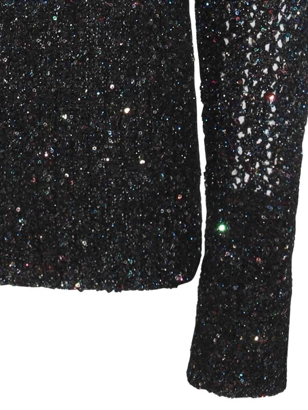 The Best Shops Maison Margiela: Suéteres con cuello pico - Suéter Cuello Redondo - Azul