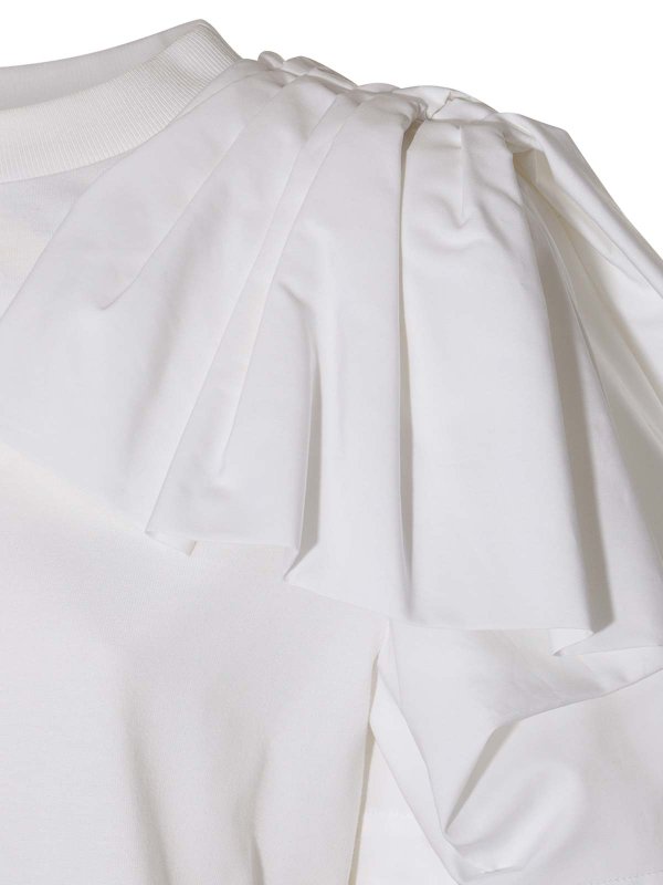 The Best Shops ALEXANDER MCQUEEN: t-shirt - T-shirt in cotone bianco