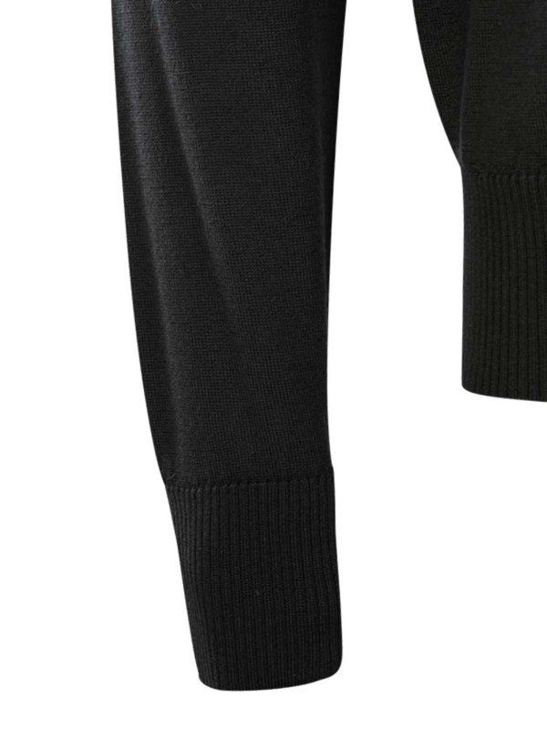 Maglia in lana nera shop online: AMI PARIS