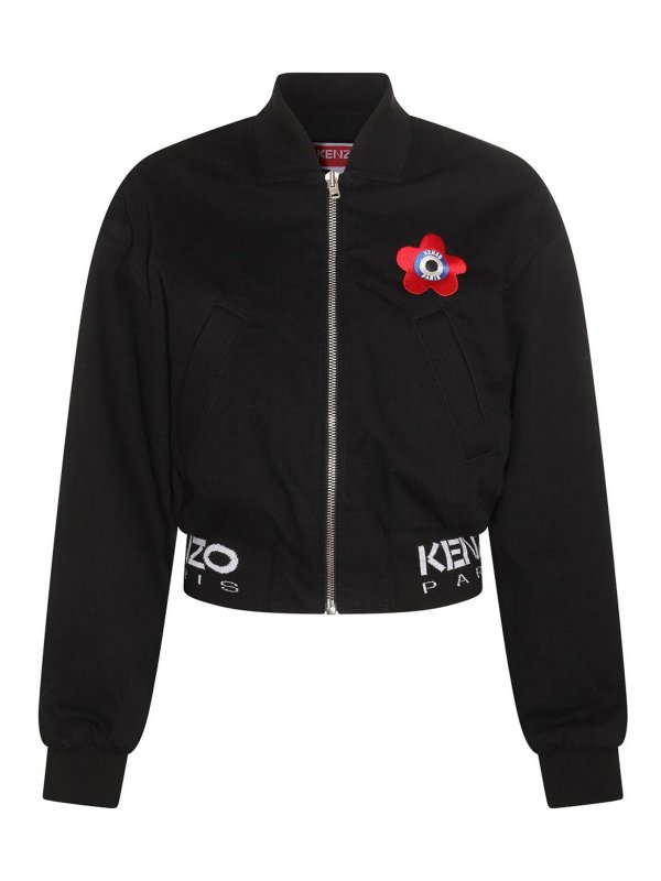 KENZO: Bombers - Blazer - Noir