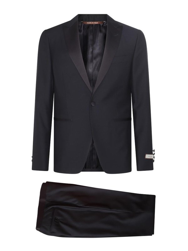 CANALI: Vestidos de gala - Traje - Azul