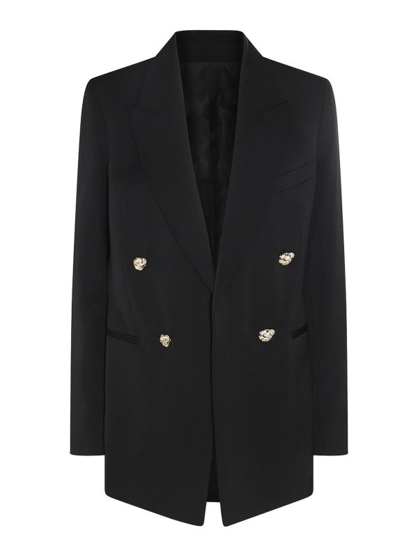 LANVIN: blazers - Black wool blazer