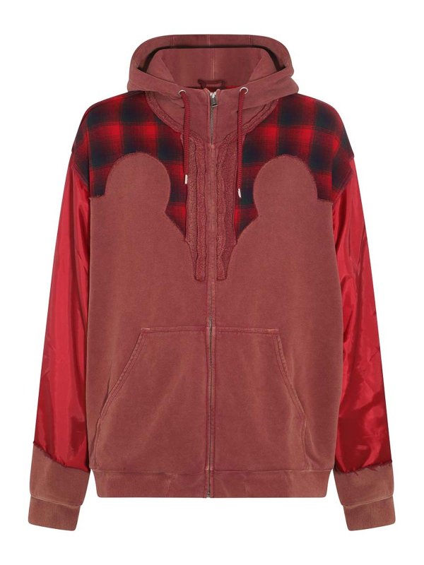 Maison Margiela: スウェット＆セーター - スウェットシャツ/セーター - 赤