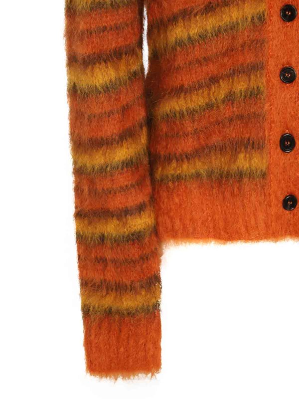 The Best Shops Marni: Cardigans - Cardigan - Orange