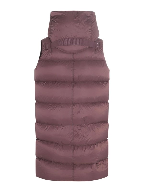 RICK OWENS: padded jackets online - Amethyst down jacket