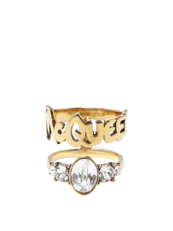 ALEXANDER MCQUEEN: ringe - Ring - Gold
