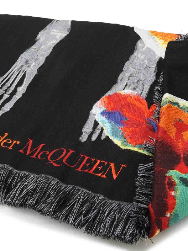 ALEXANDER MCQUEEN: Écharpes online - Écharpe - Noir