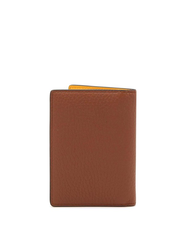 MULBERRY: wallets & purses online - Chestnut brown leather cardholder