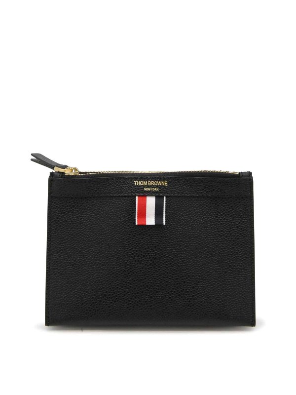 THOM BROWNE: クロスボディバッグ - クロスボディバッグ - 黒
