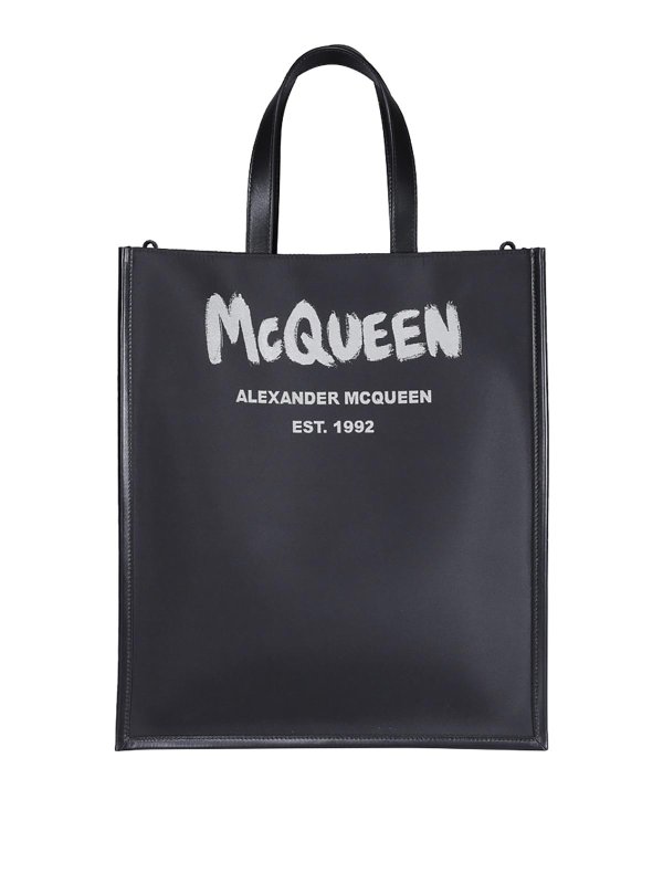 ALEXANDER MCQUEEN: クロスボディバッグ - クロスボディバッグ - 黒