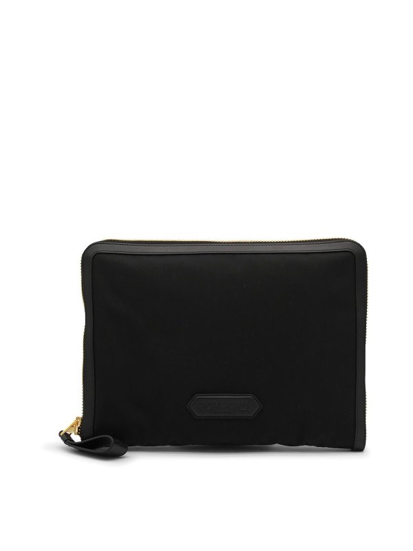 TOM FORD: Clutch - Pochette - Noir