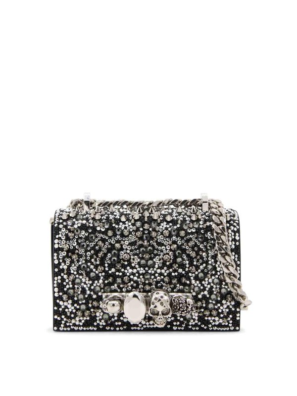 ALEXANDER MCQUEEN: クロスボディバッグ - クロスボディバッグ - 黒