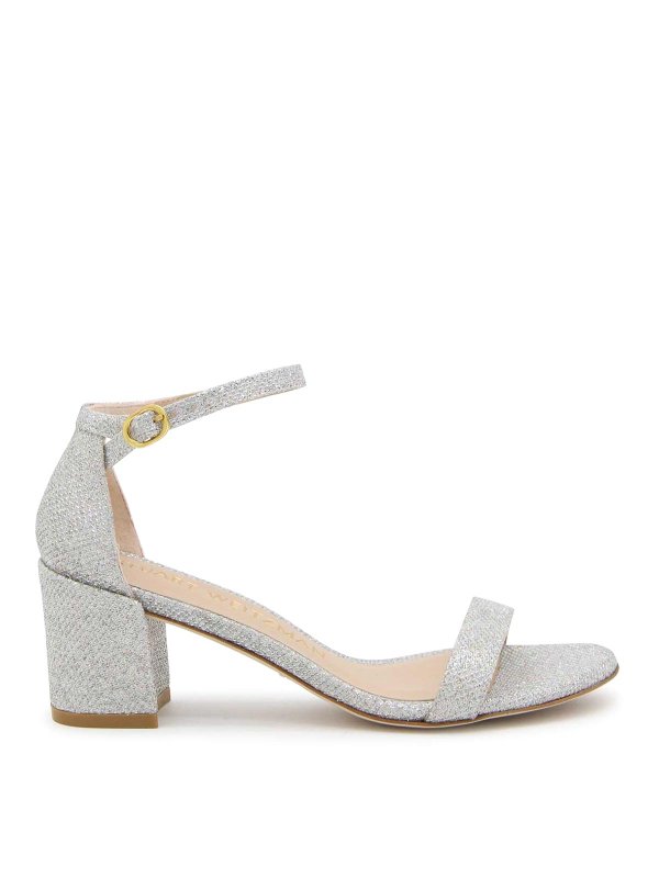 Stuart Weitzman: Sandalias - Sandalias - Plata