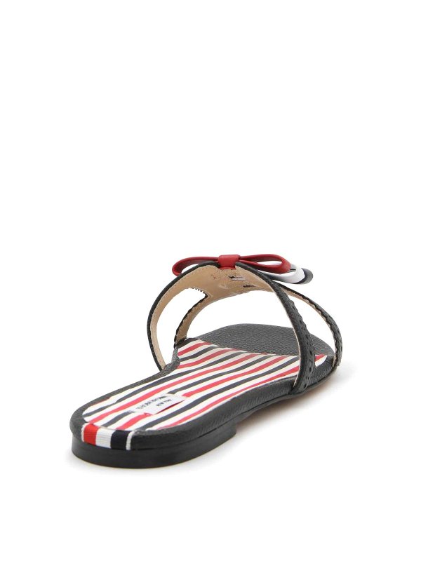 The Best Shops THOM BROWNE: Zehentrenner - Zehentrenner - Schwarz