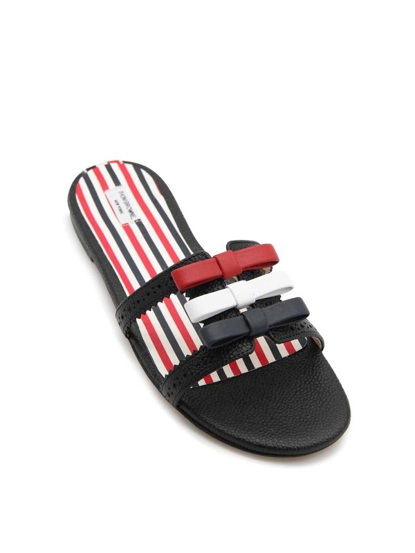 Zehentrenner - Schwarz shop online: THOM BROWNE