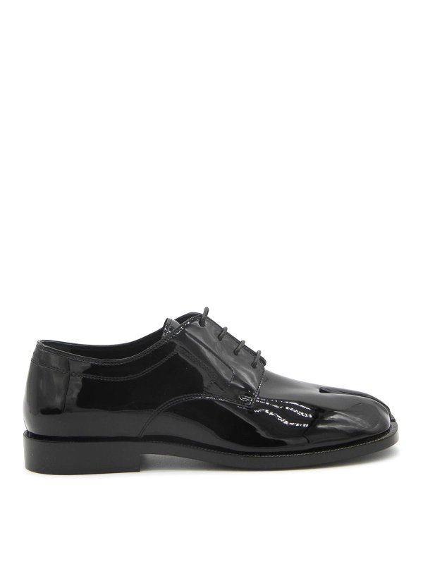 Maison Margiela: Chaussures à lacets - Chaussures À Lacets - Noir