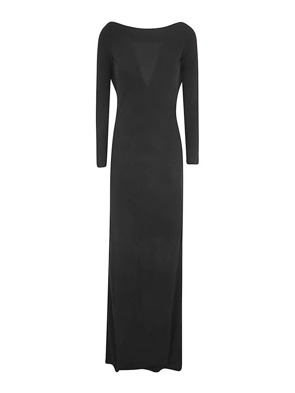 DSQUARED2: maxi dresses - Open back long dress