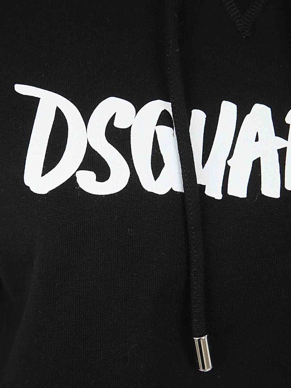 The Best Shops DSQUARED2: Sweatshirts und Pullover - Sweatshirt - Schwarz