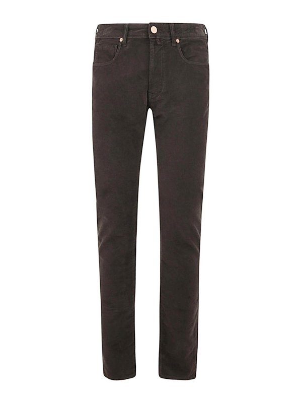 INCOTEX BLUE DIVISION: ストレートジーンズ - ストレートジーンズ - ブラウン