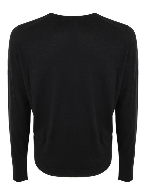JOHN SMEDLEY: crew necks online - Marcus long sleeves crew neck pullover