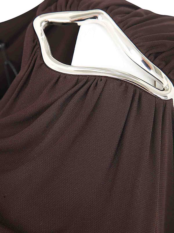 The Best Shops LANVIN: マキシドレス - マキシドレス - ブラウン